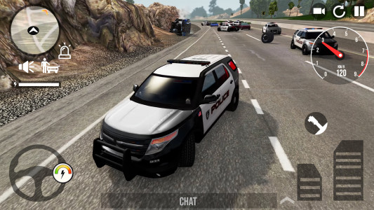 اسکرین شات 4 بازی Police Car Simulator Cop Chase