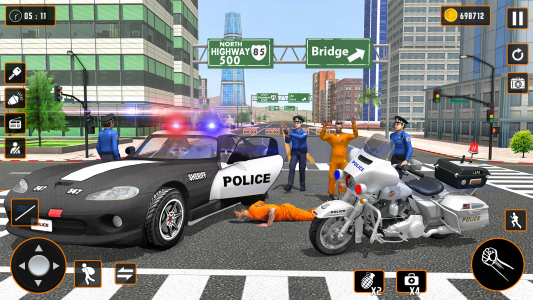 اسکرین شات 1 برنامه Jail Prison Police Car Chase