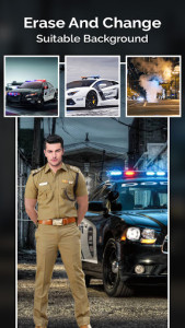 اسکرین شات برنامه Police Photo Suit for Mens and Womens Photo Editor 5