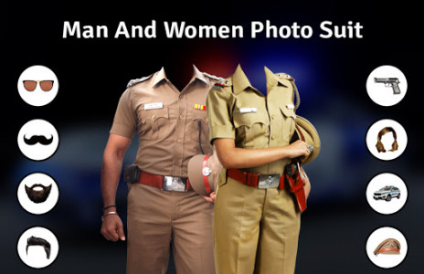 اسکرین شات برنامه Police Photo Suit for Mens and Womens Photo Editor 2