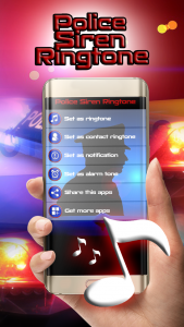 اسکرین شات برنامه Police Siren Ringtone 2