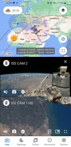 اسکرین شات برنامه ISS on Live:Space Station Live 1