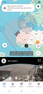 اسکرین شات برنامه ISS onLive: HD View Earth Live 2