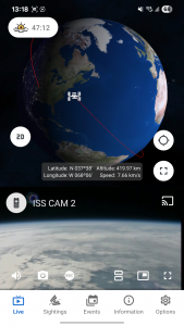 اسکرین شات 1 برنامه ISS onLive: HD View Earth Live