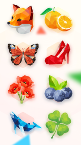 اسکرین شات 1 برنامه LoPoly: Puzzle art game