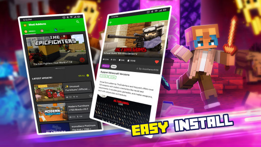 اسکرین شات 5 برنامه Mods for Minecraft