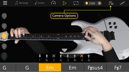 اسکرین شات برنامه Guitar 3D - Basic Chords 7