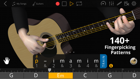 اسکرین شات برنامه Guitar3D Studio: Learn Guitar 3