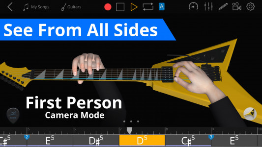 اسکرین شات برنامه Guitar 3D Studio by Polygonium 4