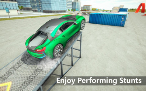 اسکرین شات برنامه Crazy Car Driving & City Stunts: i8 5