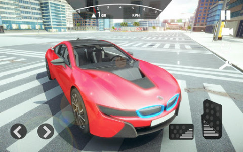 اسکرین شات برنامه Crazy Car Driving & City Stunts: i8 4