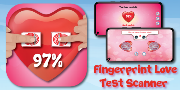 اسکرین شات 1 برنامه Love Test Scanner Prank
