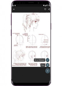 اسکرین شات برنامه Drawing Anime Girls 3
