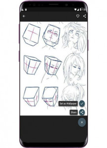 اسکرین شات برنامه Drawing Anime Girls 4