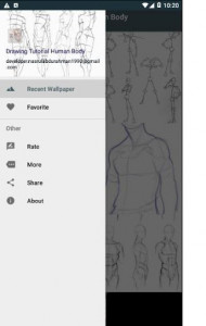 اسکرین شات برنامه Drawing Tutorial Human Body 1