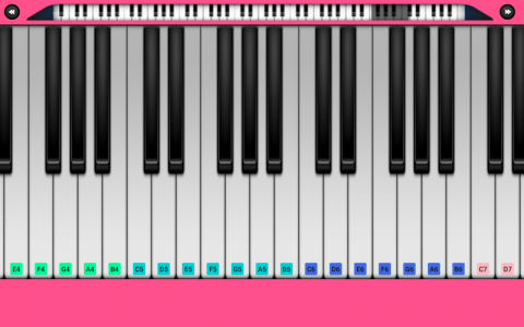 اسکرین شات برنامه پیانو با پرنسس ها (آموزش پیانو) 2