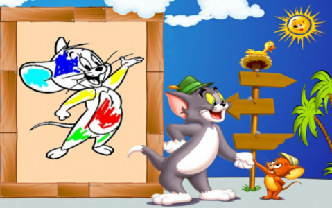 اسکرین شات بازی تام و جری نقاش 1