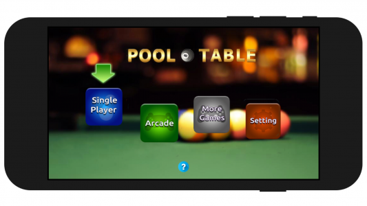 اسکرین شات بازی Pool Table Game 1