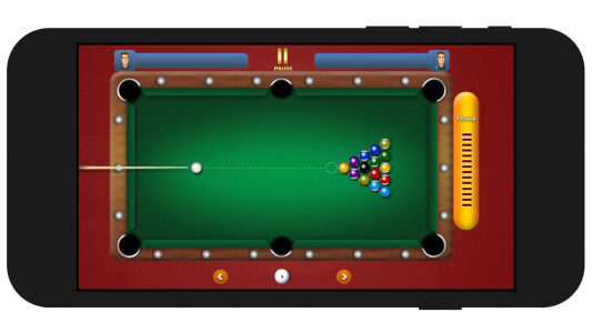 اسکرین شات بازی Pool Table Game 2