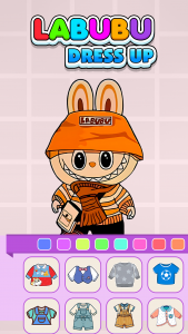 اسکرین شات 3 بازی Labubu Game: Merge & Dress up