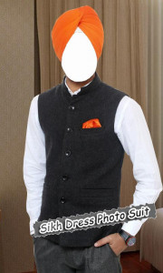 اسکرین شات 3 برنامه Sikh Dress Photo Suit