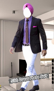 اسکرین شات 2 برنامه Sikh Dress Photo Suit