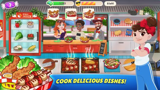 اسکرین شات بازی Kitchen Scramble 2: World Cook 1