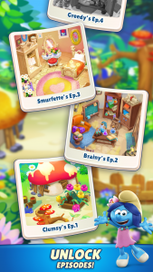 اسکرین شات 5 بازی Smurfs Magic Match