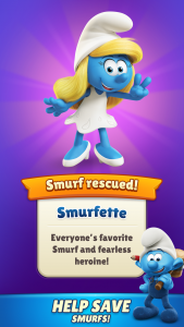 اسکرین شات بازی Smurfs Magic Match 3