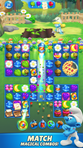 اسکرین شات بازی Smurfs Magic Match 1