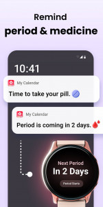 اسکرین شات برنامه Period Calendar Period Tracker 8