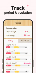 اسکرین شات برنامه Period Calendar Period Tracker 7