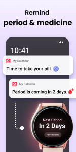اسکرین شات 8 برنامه Period Calendar Period Tracker