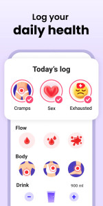 اسکرین شات 4 برنامه Period Calendar Period Tracker