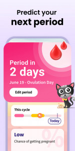 اسکرین شات برنامه Period Calendar Period Tracker 2