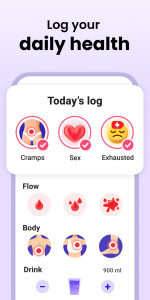 اسکرین شات 4 برنامه Period Calendar Period Tracker