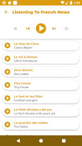 اسکرین شات برنامه Learn French - Listening and Speaking 4