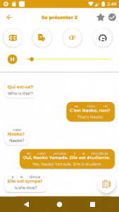 اسکرین شات برنامه Learn French - Listening and Speaking 7