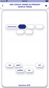 اسکرین شات برنامه French GrammarーLessons・Tests 4