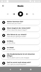 اسکرین شات برنامه Learn German - Listening And Speaking 4