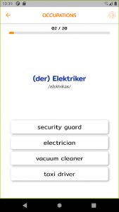 اسکرین شات برنامه Learn German - 6000 Essential Words 5