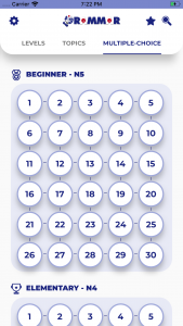 اسکرین شات 6 برنامه Japanese Grammar
