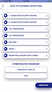 اسکرین شات 2 برنامه Japanese Grammar