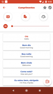 اسکرین شات برنامه Learn Portuguese - Listening and Speaking 3