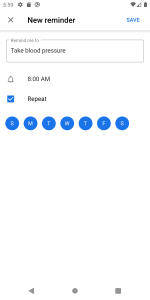 اسکرین شات 6 برنامه BP Journal: Blood Pressure Log