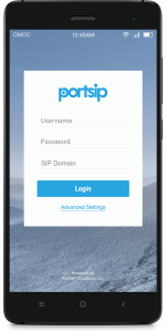 اسکرین شات برنامه PortSIP Softphone 1