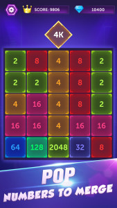 اسکرین شات بازی Diamond Magic 2048 1