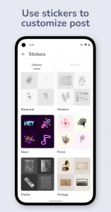 اسکرین شات 4 برنامه Post Maker for Social Media