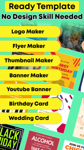 اسکرین شات برنامه Flyer Maker & Poster Maker 4