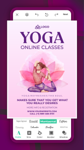 اسکرین شات 4 برنامه Poster Maker & Flyer Maker